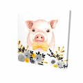Fondo 32 x 32 in. Chic Pig-Print on Canvas FO3333603